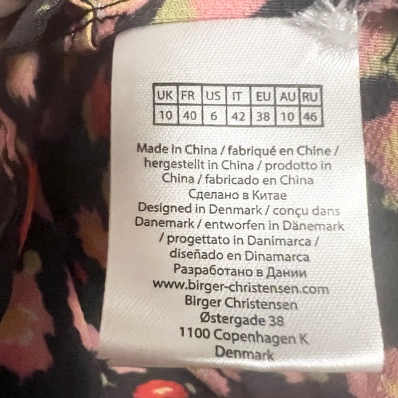 ROTATE Birger Christensen emma floral mini Dress - Picture 4 of 7